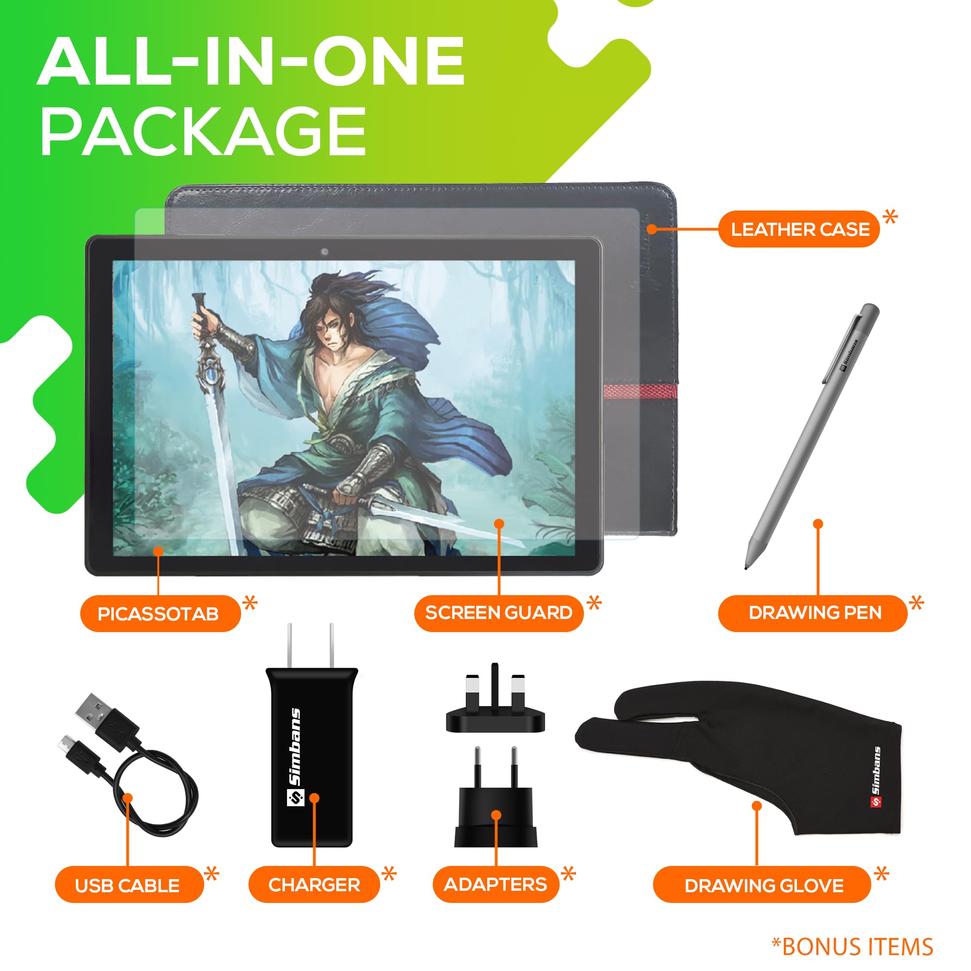 Amazon.com: PicassoTab X Drawing Tablet • No Computer Needed